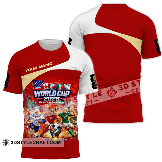 Unisex Shirt - Custom FIFA World Cup 2026 3D Shirt style option 2