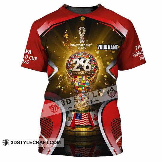 Unisex Shirt - Custom Fifa World Cup 2026 3D Shirt style option 4