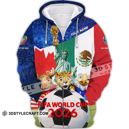 Unisex Shirt - Custom FIFA World Cup 2026 3D Shirt style option 3