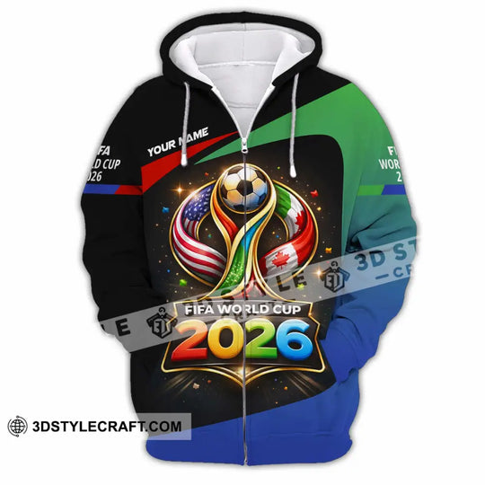 Unisex Shirt - Custom Fifa World Cup 2026 3D Shirt style option 4