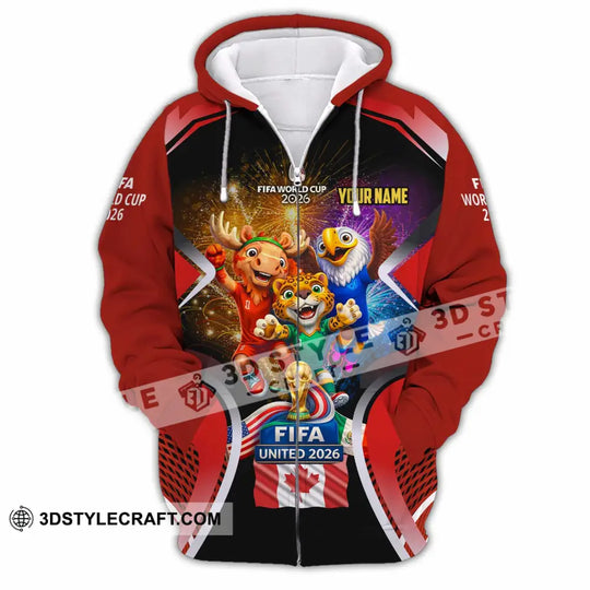 Unisex Shirt - Custom Fifa World Cup 2026 3D Shirt style option 3
