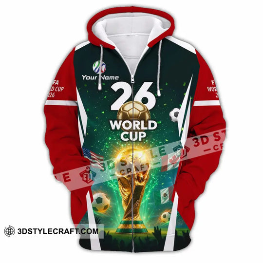 Unisex Shirt - Custom Fifa World Cup 2026 3D Shirt style option 3