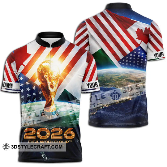 Unisex Shirt - Custom Fifa World Cup 2026 3D Shirt style option 3
