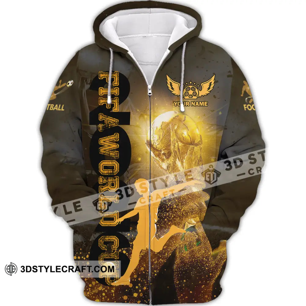 Unisex Shirt - Custom Fifa World Cup 3D Shirt Zipper Hoodie / S T-shirt