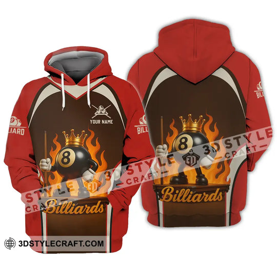 Unisex Shirt - Custom Fire Billiard Shirt style option 3
