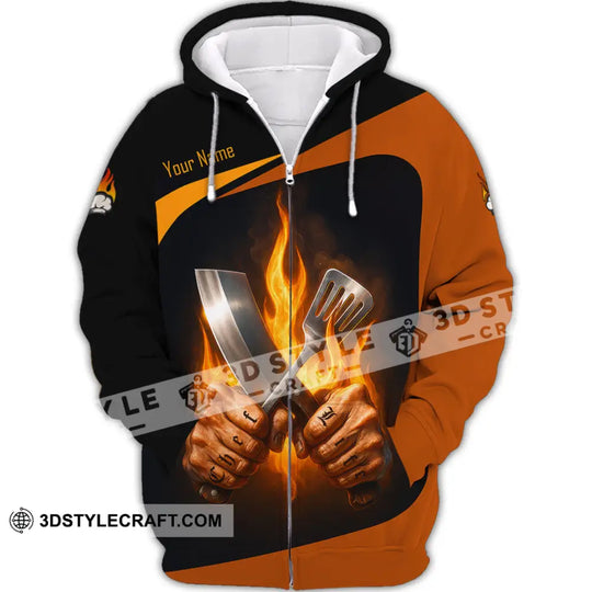 Unisex Shirt - Custom Fire Master Chef Shirt style option 2