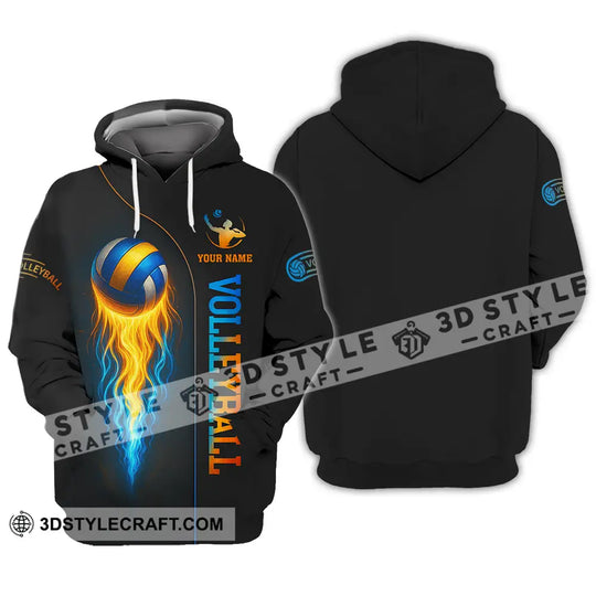 Unisex Shirt - Custom Fire Volleyball Shirt style option 3