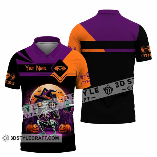 Unisex Shirt - Custom Fitness Weightlifting Halloween Sport Shirt style option 2