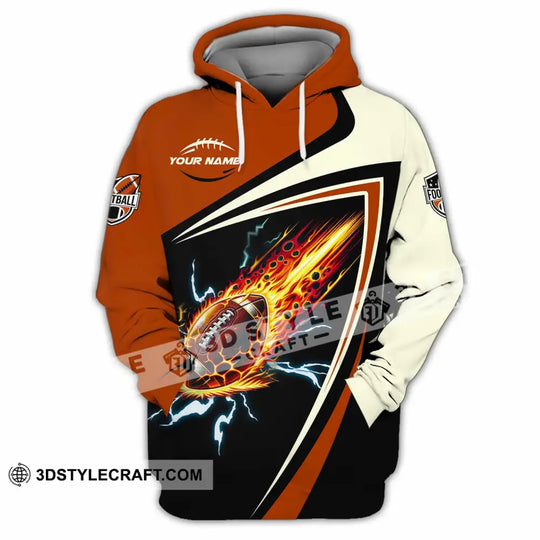 Unisex Shirt - Custom Football Fire Sport Shirt style option 3