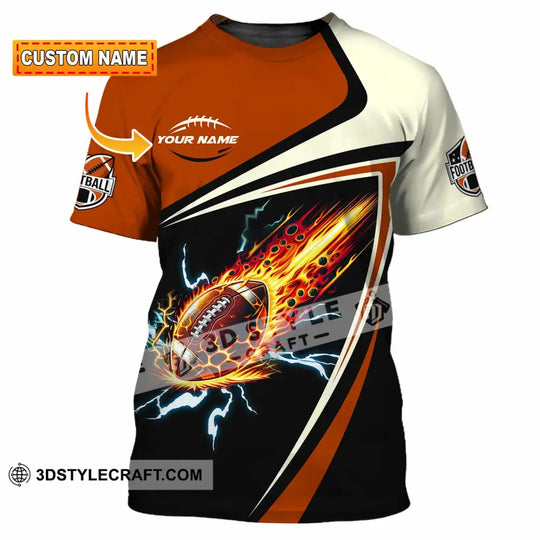 Unisex Shirt - Custom Football Fire Sport Shirt style option 1