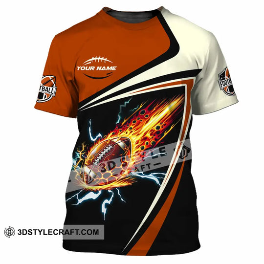 Unisex Shirt - Custom Football Fire Sport Shirt style option 2