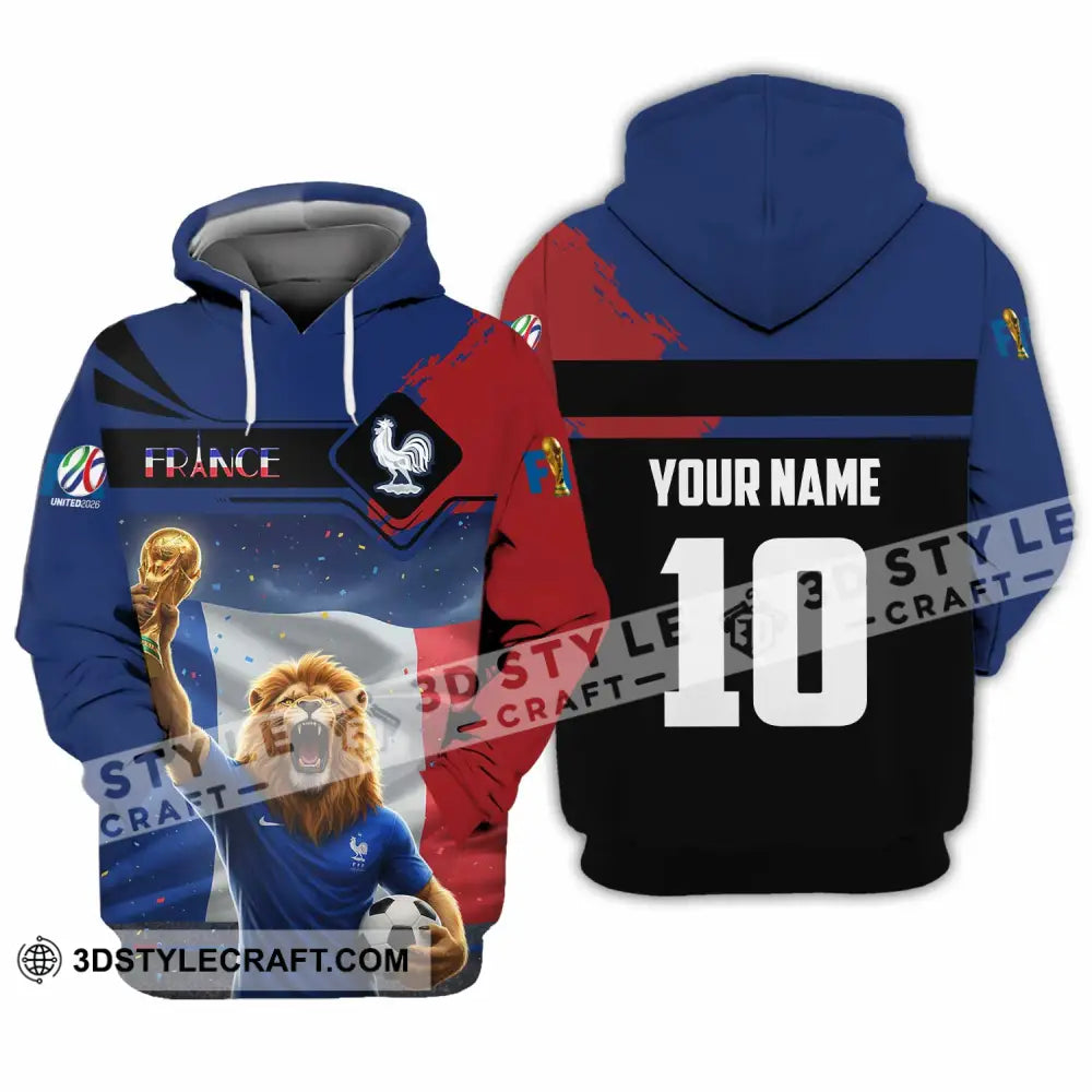 Unisex Shirt - Custom France 3D Shirt Hoodie / S T-shirt