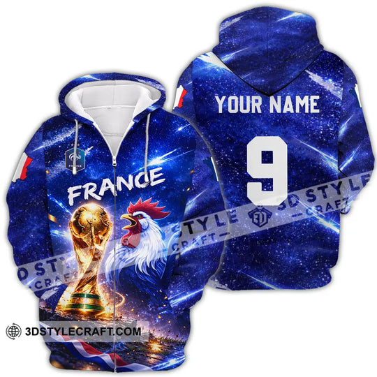 Unisex Shirt - Custom France World Cup 2026 3D Shirt style option 4