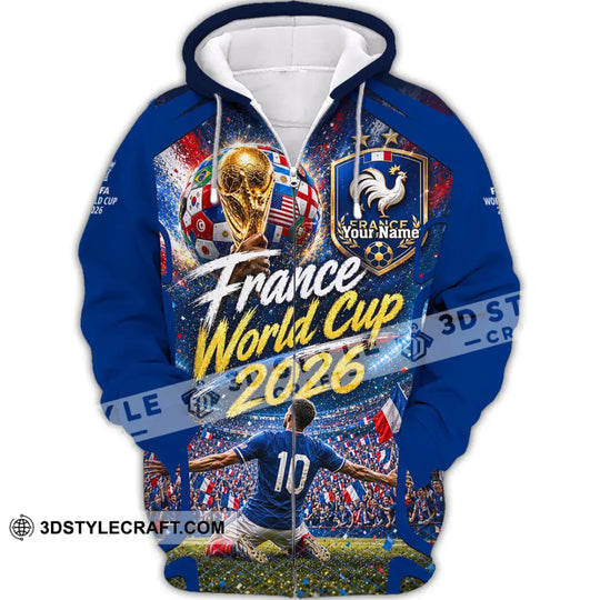 Unisex Shirt - Custom France World Cup 2026 Shirt style option 3