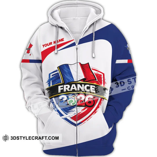 Unisex Shirt - Custom France World Cup 2026 Shirt style option 3