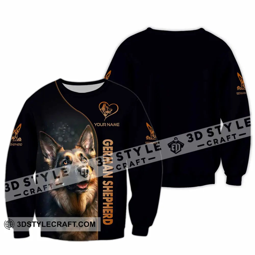 Unisex Shirt - Custom German Shepherd Lover Shirt Long Sleeve / S T-shirt