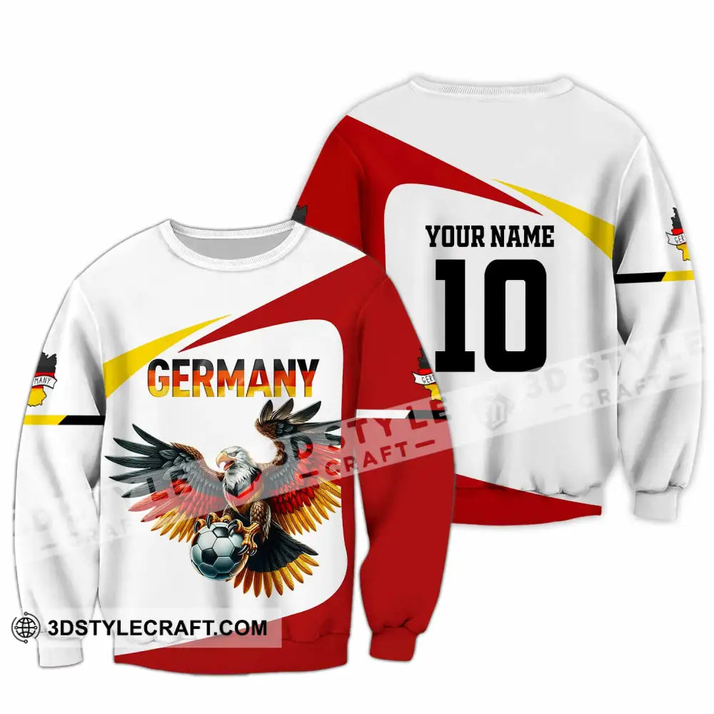 Unisex Shirt - Custom Germany 3D Shirt Long Sleeve / S T-shirt
