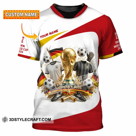 Unisex Shirt - Custom Germany World Cup 2026 3D Shirt style option 1
