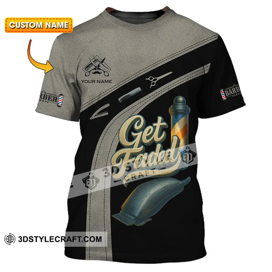 Unisex Shirt - Custom Get Faded Barber Shirt style option 1