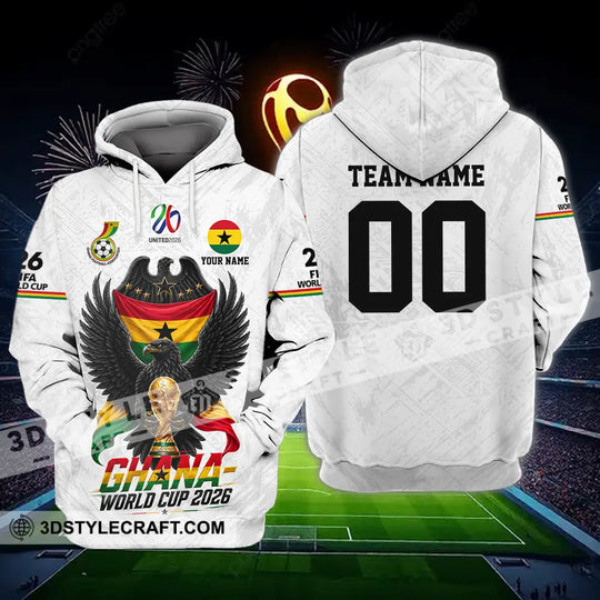 Unisex Shirt - Custom Ghana World Cup 2026 3D Shirt style option 3