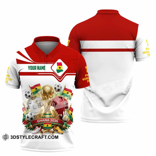Unisex Shirt - Custom Ghana World Cup 2026 3D Shirt style option 2