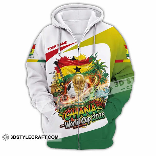 Unisex Shirt - Custom Ghana World Cup 2026 3D Shirt style option 4