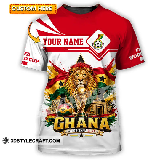 Unisex Shirt - Custom Ghana World Cup 2026 Shirt style option 1