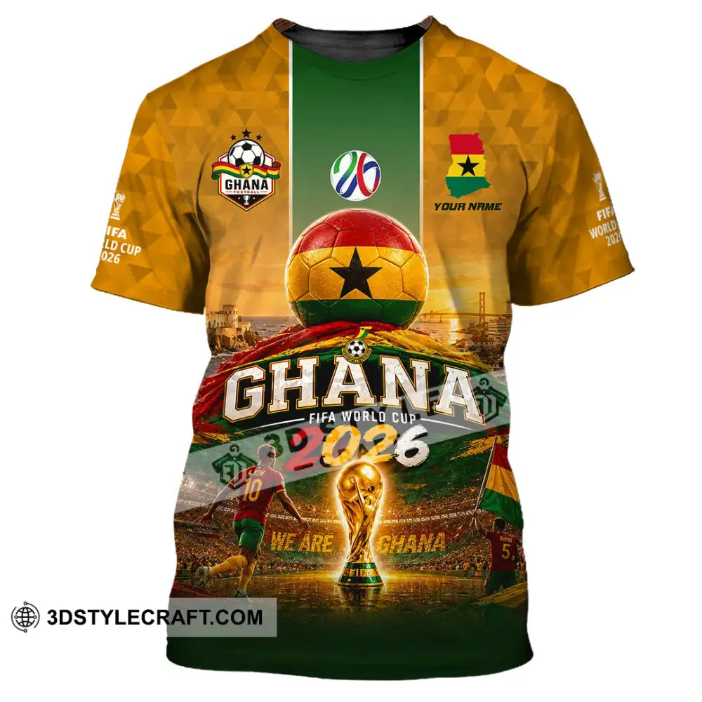 Unisex Shirt - Custom Ghana World Cup 2026 Shirt - T-Shirt / S - T-shirt