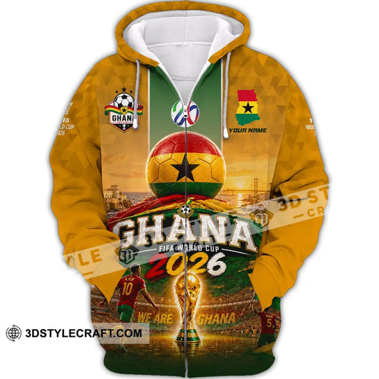 Unisex Shirt - Custom Ghana World Cup 2026 Shirt style option 3