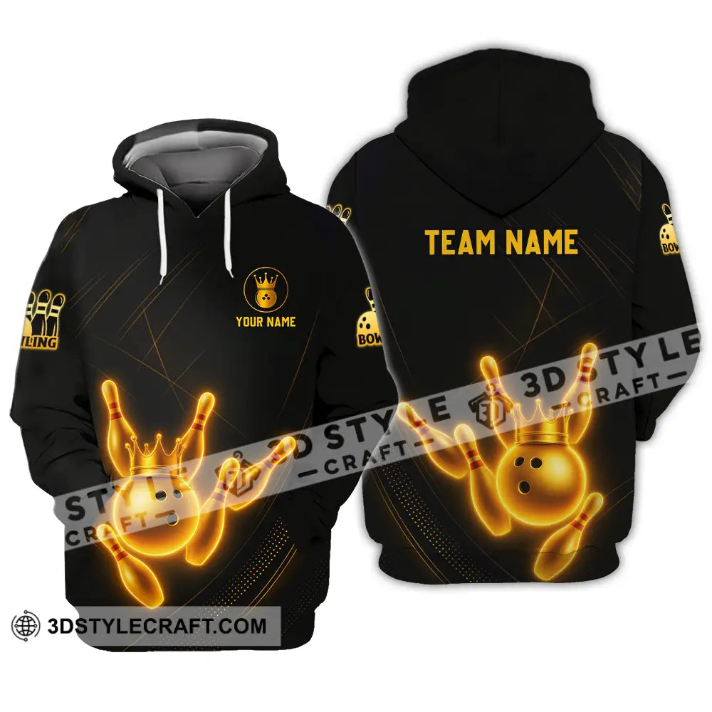 Unisex Shirt - Custom Golden Bowling Shirt Hoodie / S T-shirt