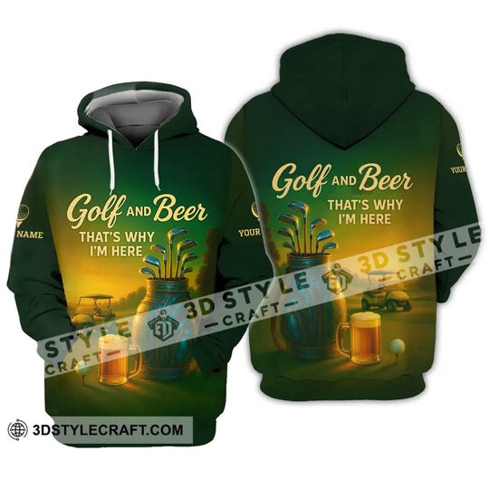 Unisex Shirt - Custom Golf And Beer Shirt style option 3