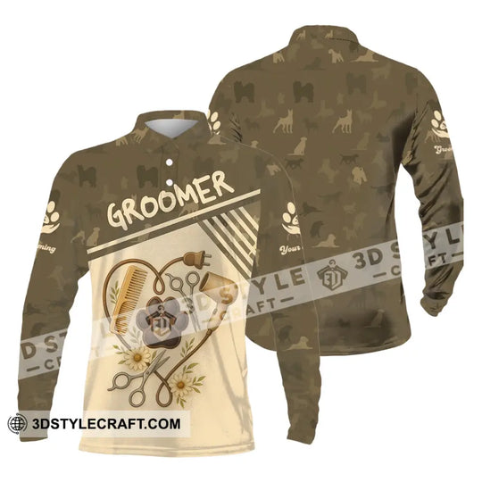 Unisex Shirt - Custom Groomer Shirt style option 3
