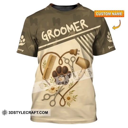 Unisex Shirt - Custom Groomer Shirt style option 1
