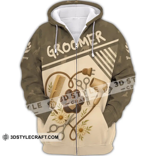 Unisex Shirt - Custom Groomer Shirt style option 2