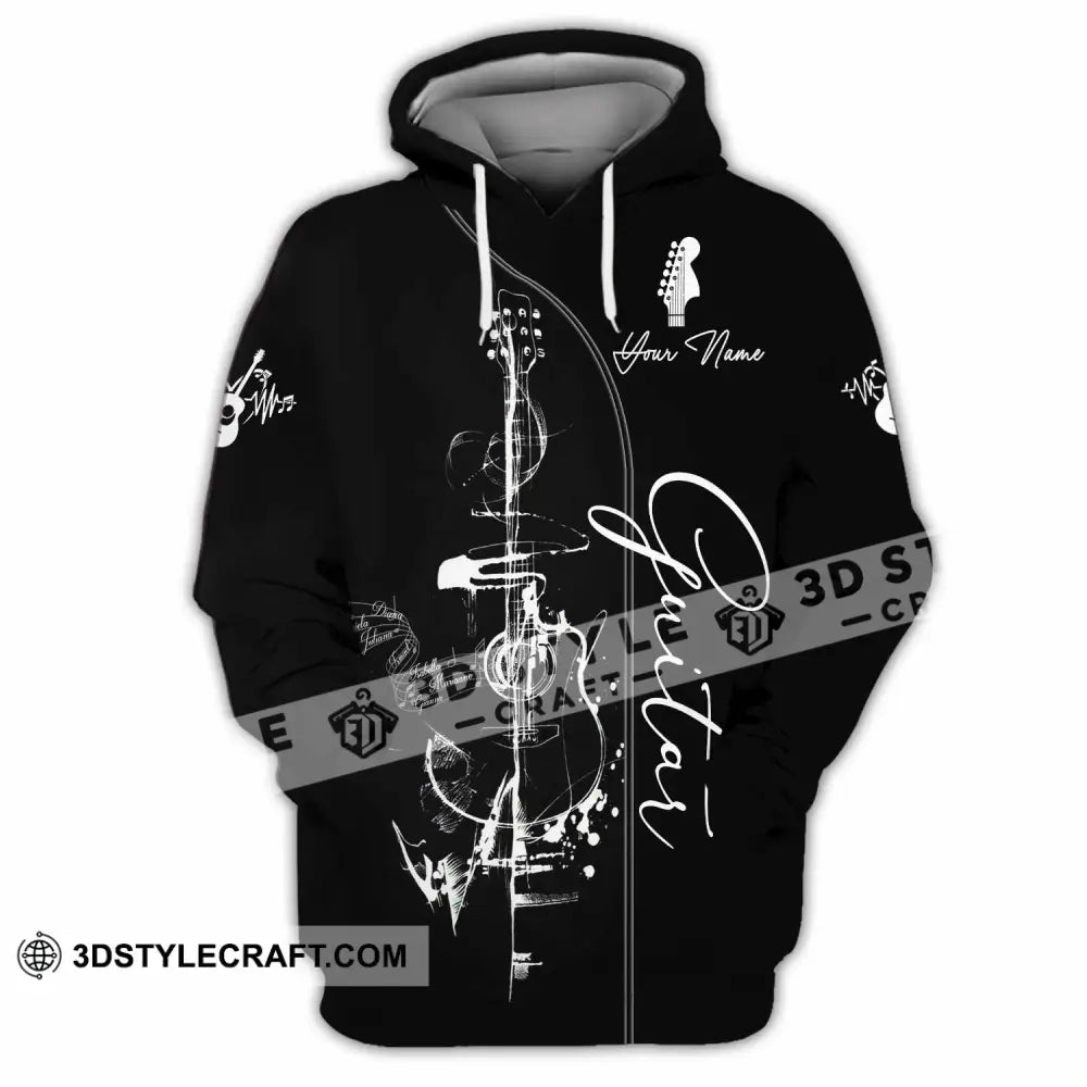 Unisex Shirt - Custom Guitar 3D Shirt - Hoodie / S - T-shirt