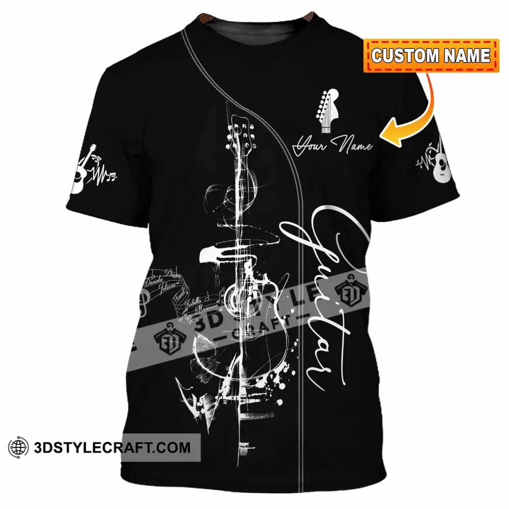 Unisex Shirt - Custom Guitar 3D Shirt - T-shirt