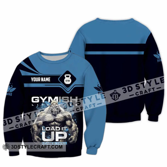 Unisex Shirt - Custom Gymish Life Style Load It Up Shirt style option 4