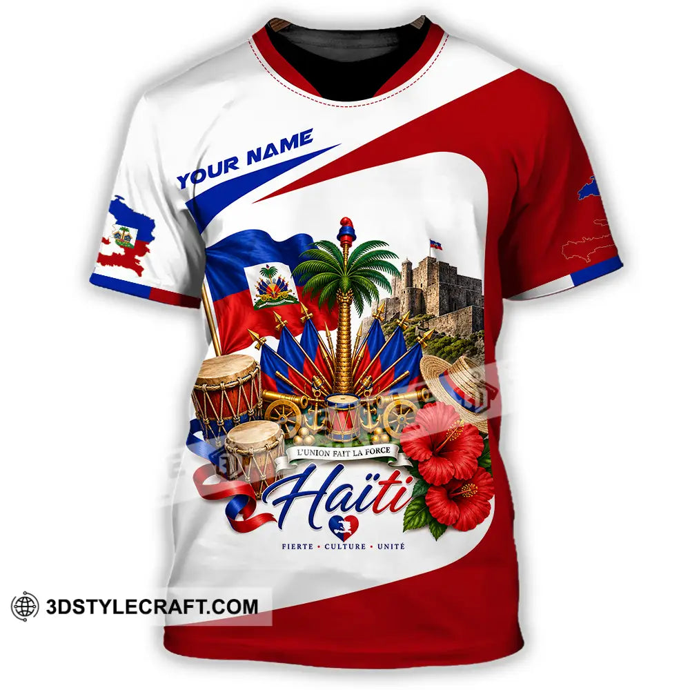 Unisex Shirt - Custom Haiti Shirt - T-Shirt / S - T-shirt