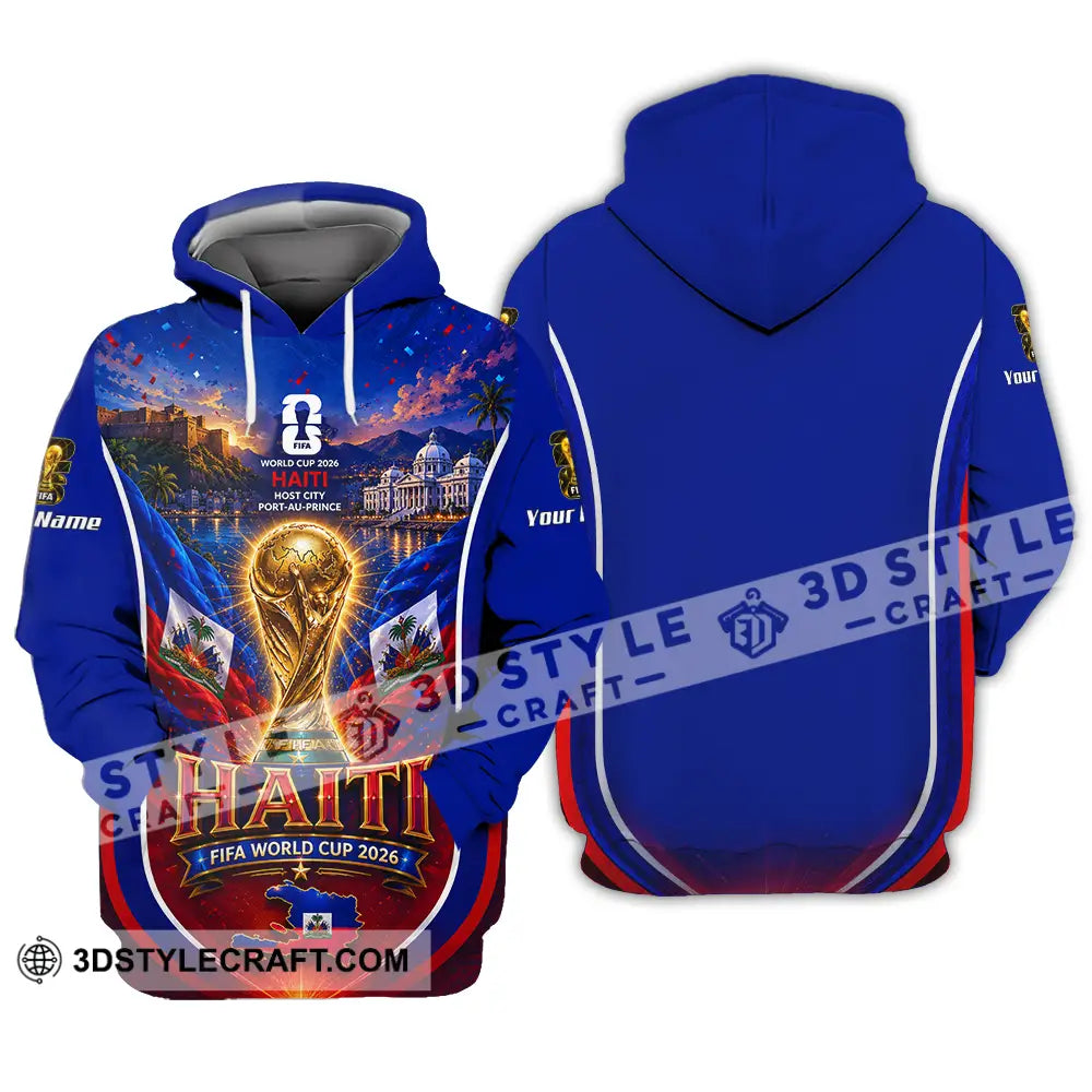 Unisex Shirt - Custom Haiti World Cup 2026 Shirt - Hoodie / S - T-shirt