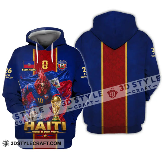 Unisex Shirt - Custom Haiti World Cup 2026 Shirt style option 3