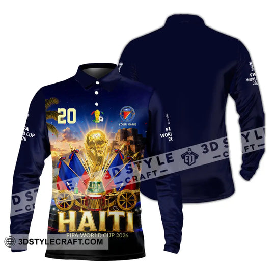 Unisex Shirt - Custom Haiti World Cup 2026 Shirt style option 4