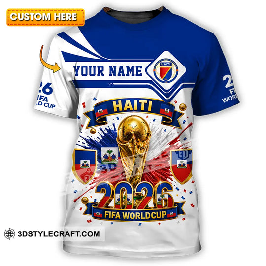 Unisex Shirt - Custom Haiti World Cup 2026 Shirt style option 1