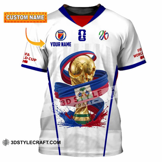 Unisex Shirt - Custom Haiti World Cup 2026 Shirt style option 1