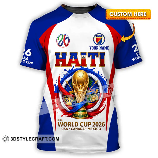 Unisex Shirt - Custom Haiti World Cup 2026 Shirt style option 1