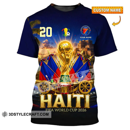 Unisex Shirt - Custom Haiti World Cup 2026 Shirt style option 1