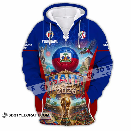 Unisex Shirt - Custom Haiti World Cup 2026 Shirt style option 3
