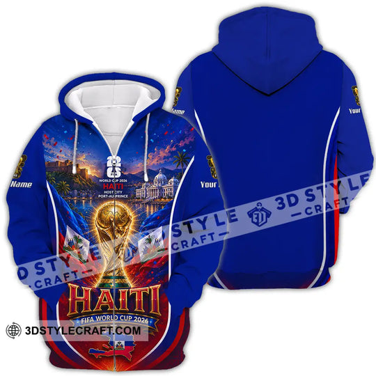 Unisex Shirt - Custom Haiti World Cup 2026 Shirt style option 4