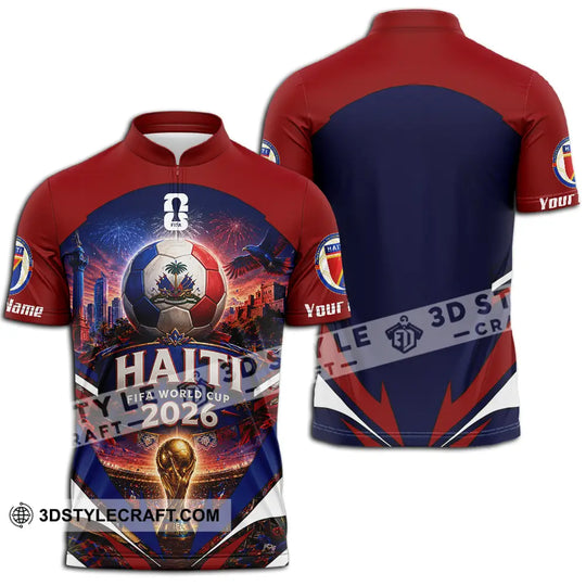 Unisex Shirt - Custom Haiti World Cup 2026 Shirt style option 2