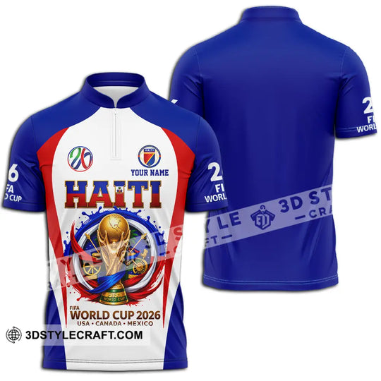 Unisex Shirt - Custom Haiti World Cup 2026 Shirt style option 2