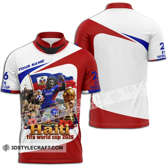 Unisex Shirt - Custom Haiti World Cup 2026 Shirt style option 2